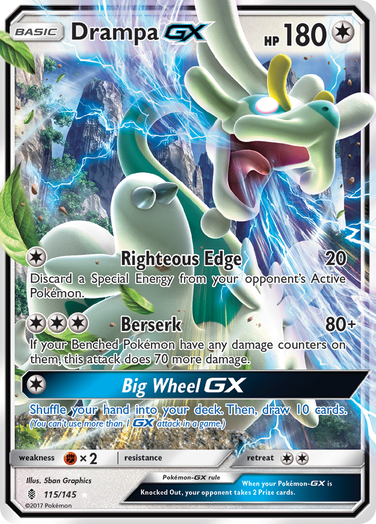 Drampa GX (115/145) [Sun & Moon: Guardians Rising] | Card Merchant Takapuna