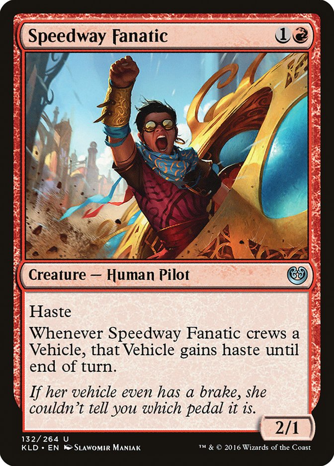 Speedway Fanatic [Kaladesh] | Card Merchant Takapuna