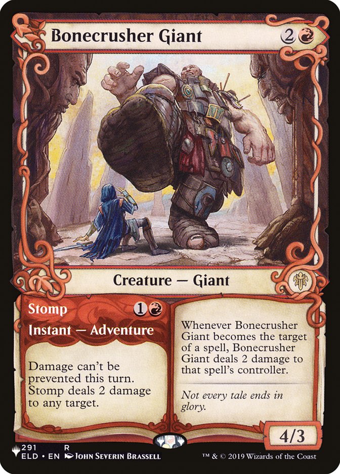 Bonecrusher Giant // Stomp [The List] | Card Merchant Takapuna