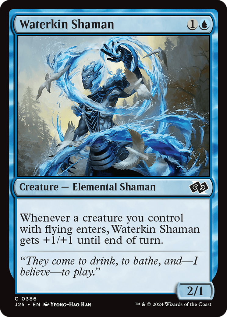 Waterkin Shaman [Foundations Jumpstart] | Card Merchant Takapuna