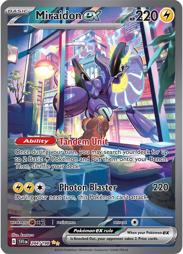 Miraidon ex (244/198) [Scarlet & Violet: Base Set] | Card Merchant Takapuna