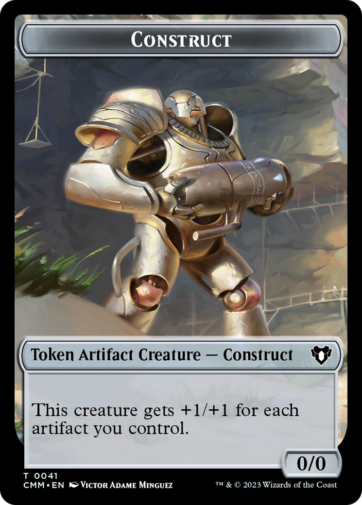 Construct Token (41) [Commander Masters Tokens] | Card Merchant Takapuna