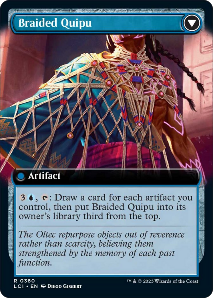 Braided Net // Braided Quipu (Extended Art) [The Lost Caverns of Ixalan] | Card Merchant Takapuna