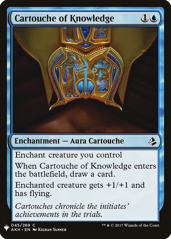 Cartouche of Knowledge [Mystery Booster] | Card Merchant Takapuna