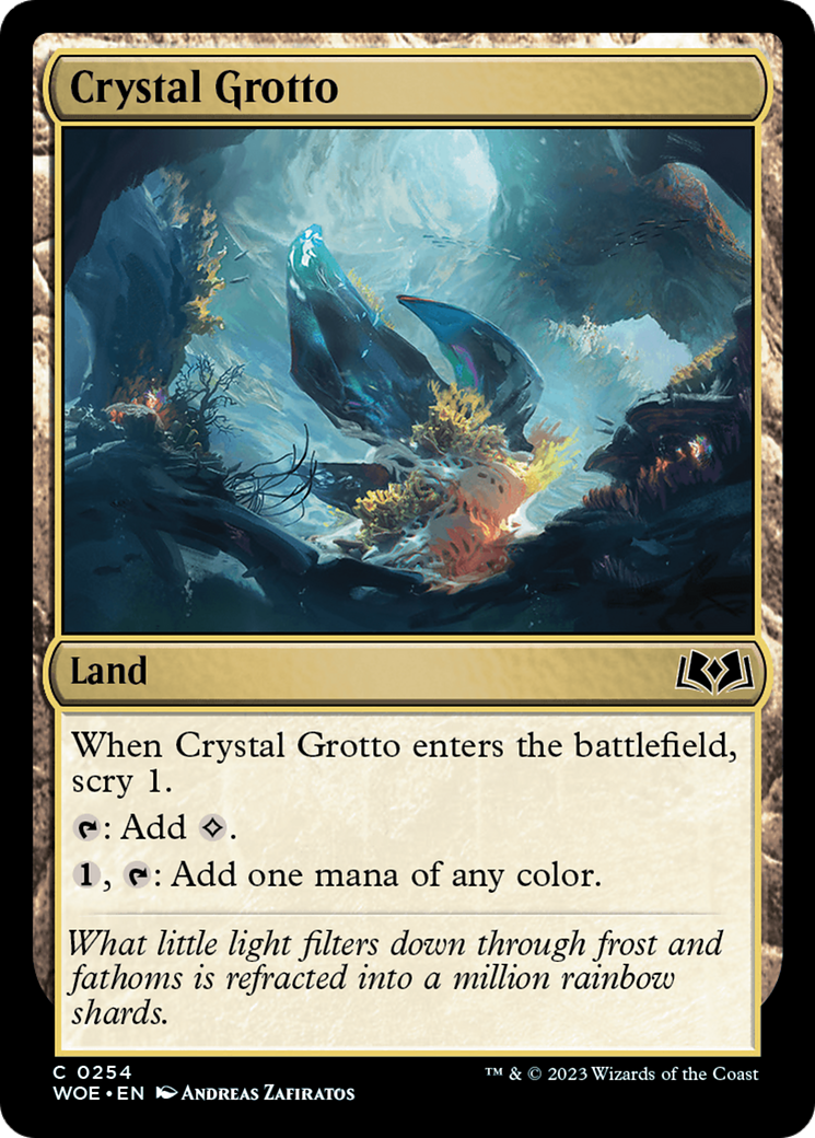 Crystal Grotto [Wilds of Eldraine] | Card Merchant Takapuna