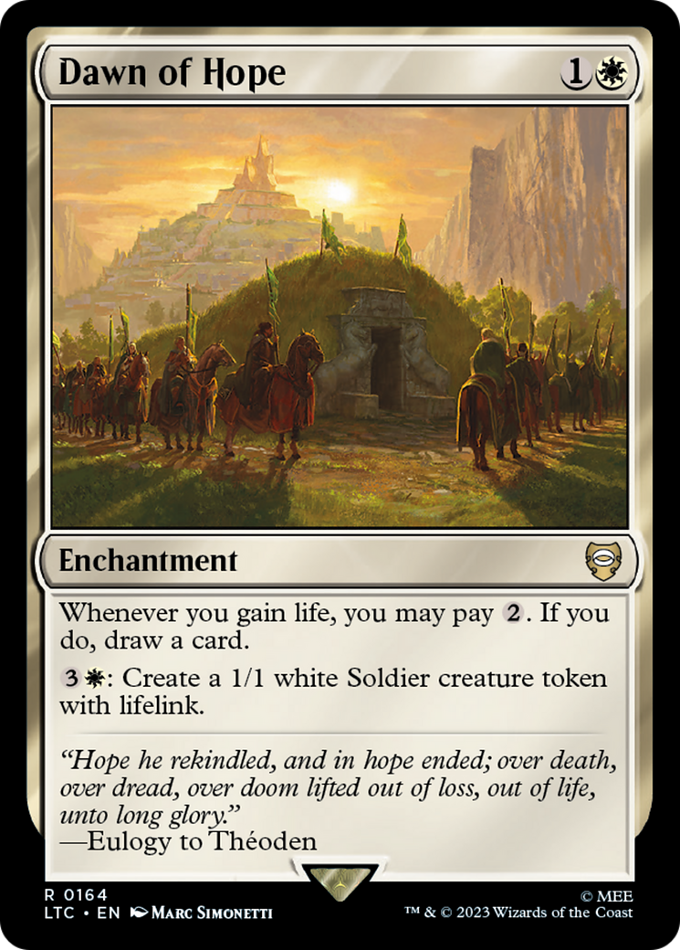 Dawn of Hope [The Lord of the Rings: Tales of Middle-Earth Commander] | Card Merchant Takapuna