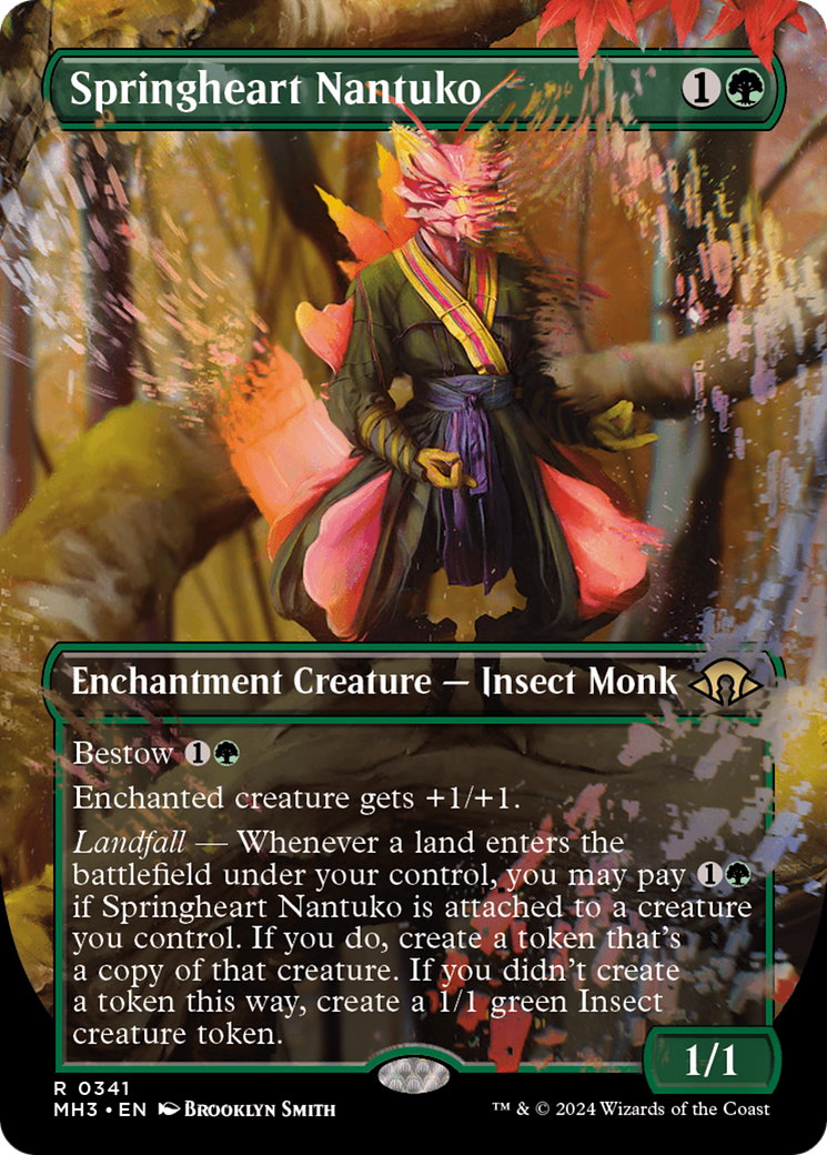 Springheart Nantuko (Borderless) [Modern Horizons 3] | Card Merchant Takapuna