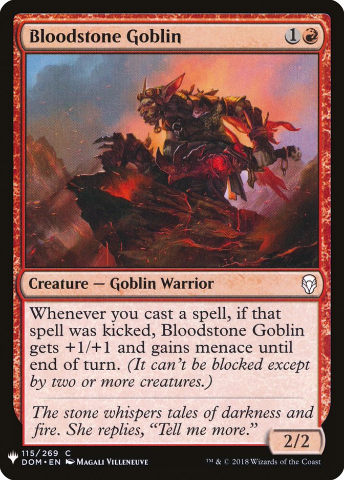 Bloodstone Goblin [Mystery Booster] | Card Merchant Takapuna