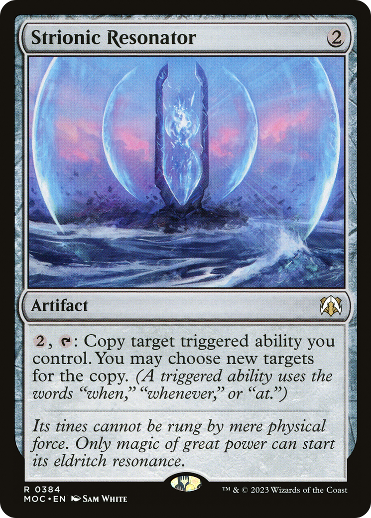 Strionic Resonator [March of the Machine Commander] | Card Merchant Takapuna