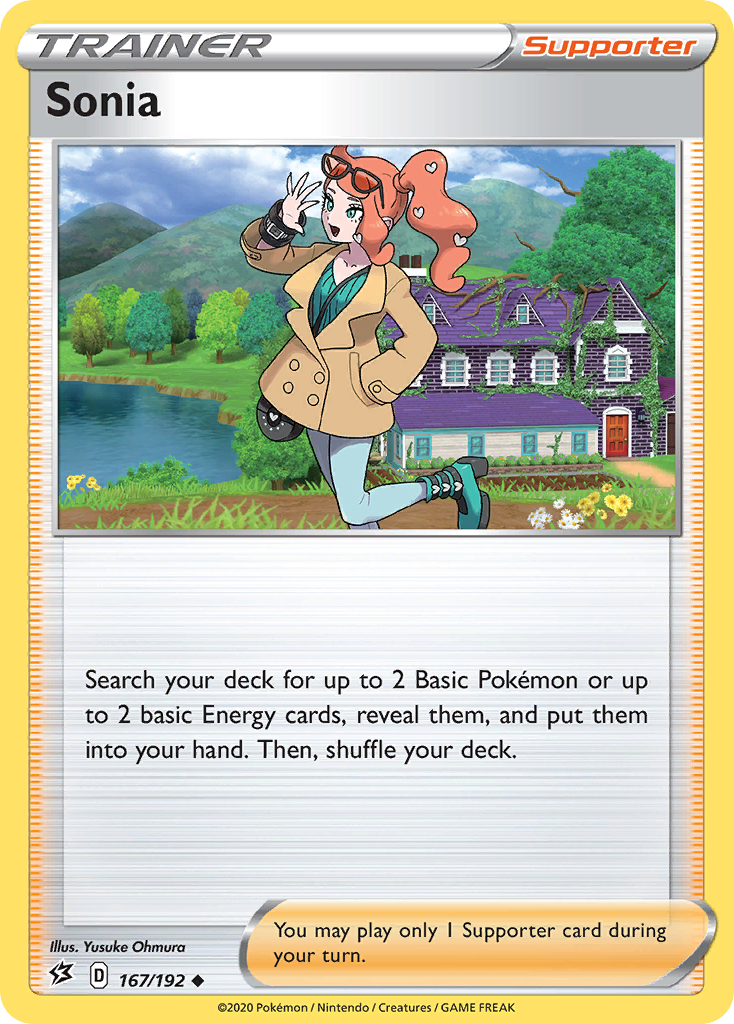 Sonia (167/192) [Sword & Shield: Rebel Clash] | Card Merchant Takapuna