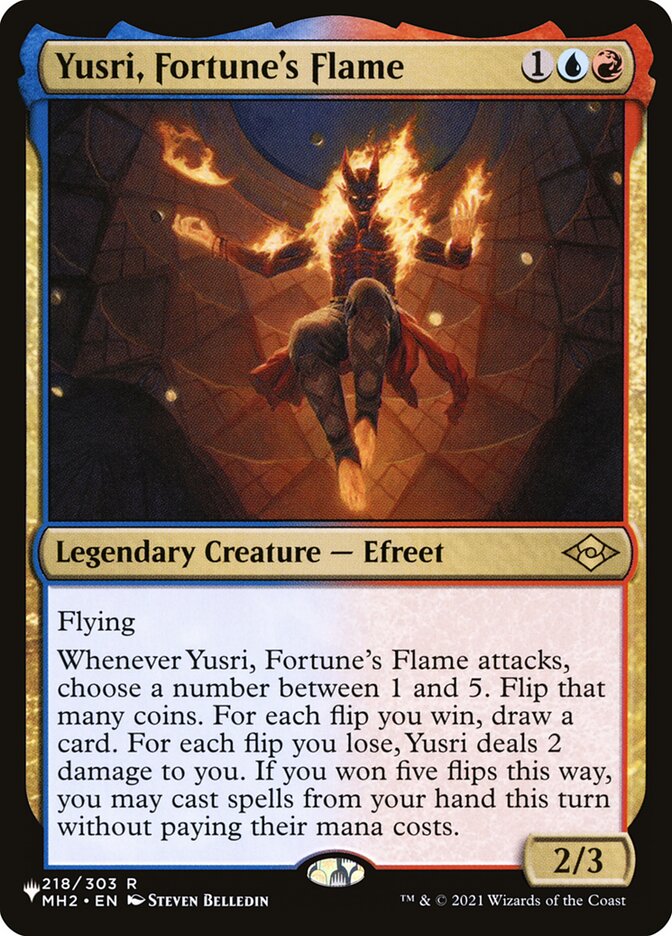 Yusri, Fortune's Flame [Secret Lair: Heads I Win, Tails You Lose] | Card Merchant Takapuna