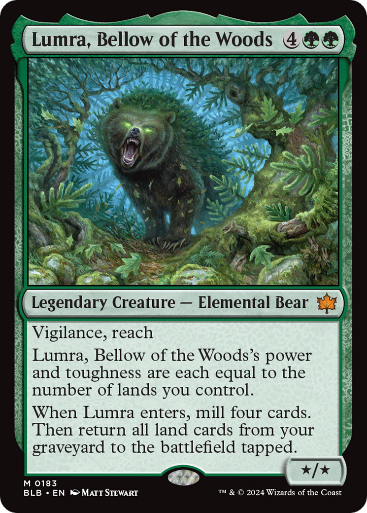 Lumra, Bellow of the Woods [Bloomburrow] | Card Merchant Takapuna