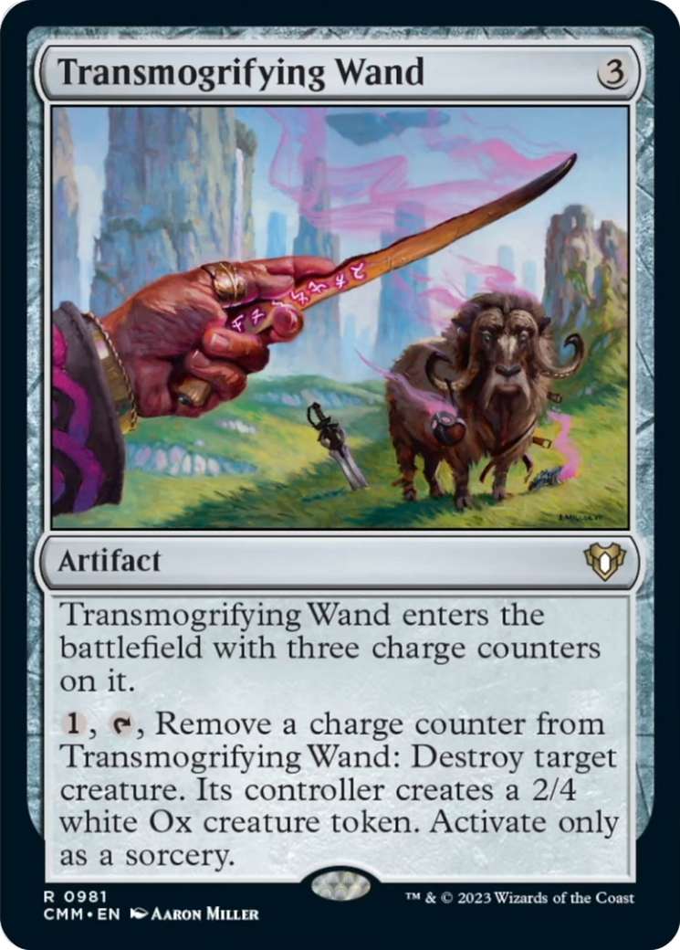 Transmogrifying Wand [Commander Masters] | Card Merchant Takapuna