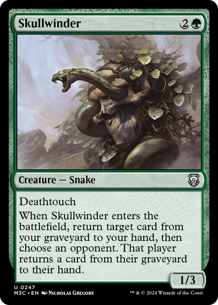 Skullwinder (Ripple Foil) [Modern Horizons 3 Commander] | Card Merchant Takapuna