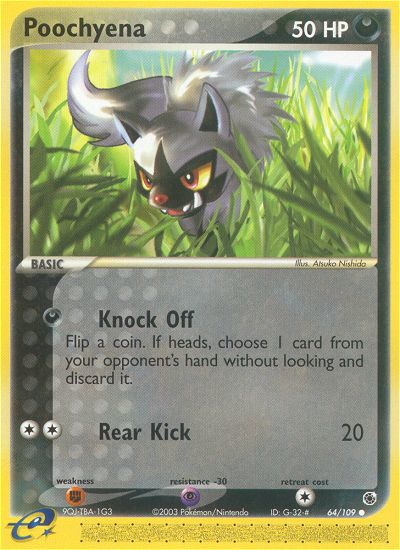 Poochyena (64/109) [EX: Ruby & Sapphire] | Card Merchant Takapuna