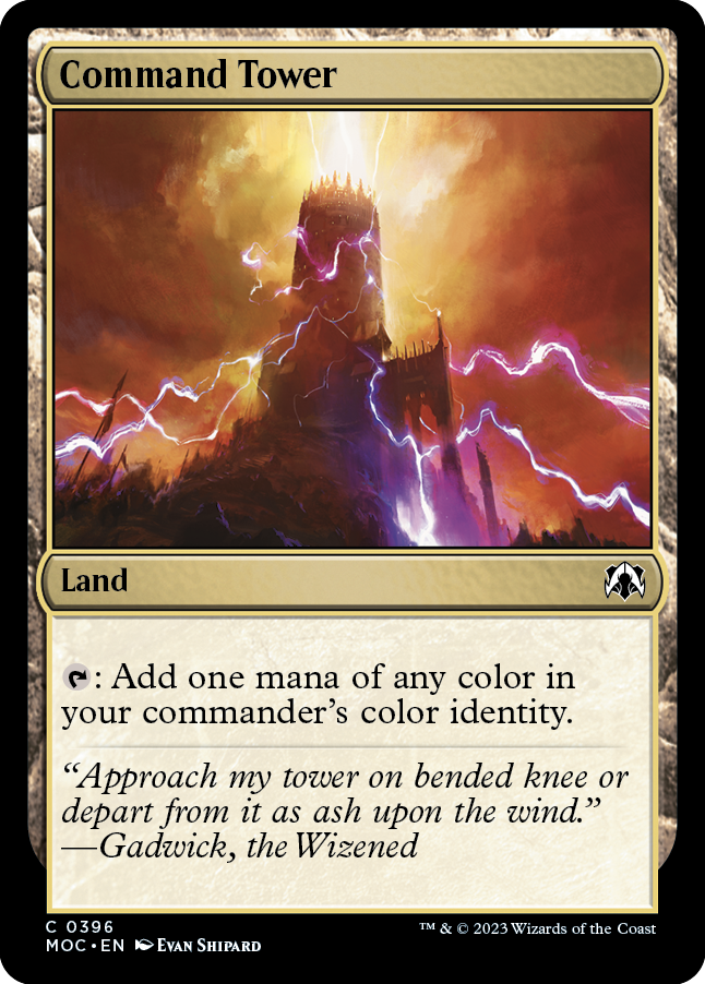 Command Tower [March of the Machine Commander] | Card Merchant Takapuna