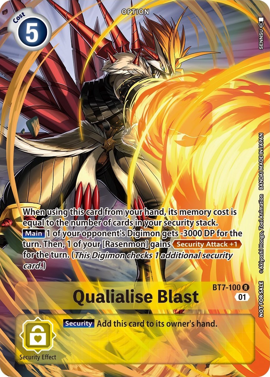 Qualialise Blast [BT7-100] (Summer 2022 Dash Pack) [Next Adventure Promos] | Card Merchant Takapuna