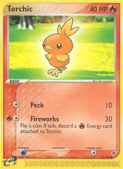 Torchic (73/109) [EX: Ruby & Sapphire] | Card Merchant Takapuna