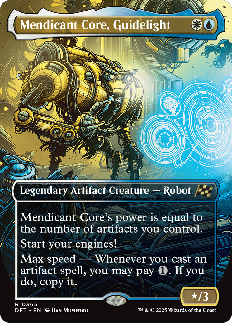 Mendicant Core, Guidelight (Borderless) [Aetherdrift] | Card Merchant Takapuna