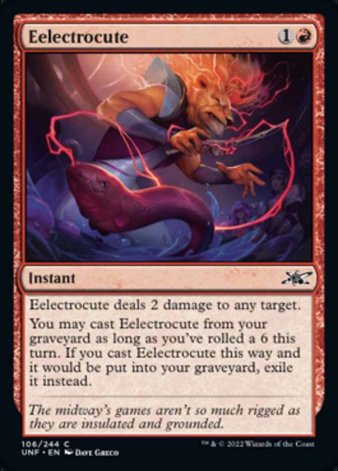 Eelectrocute [Unfinity] | Card Merchant Takapuna