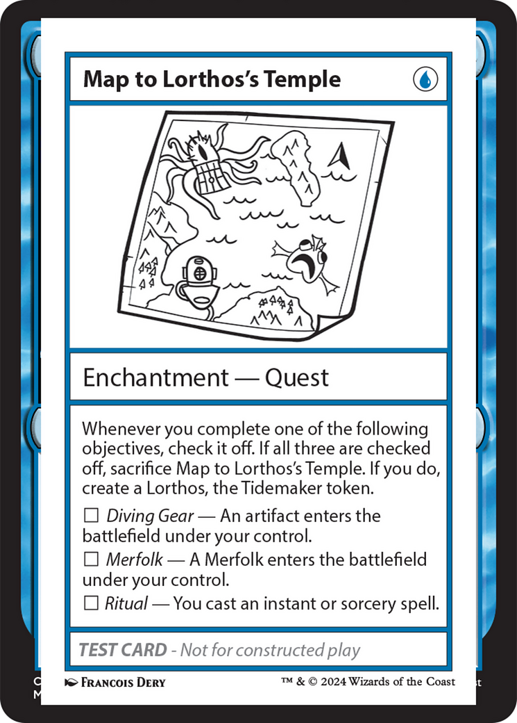 Map to Lorthos's Temple [Mystery Booster 2 Playtest Cards] | Card Merchant Takapuna