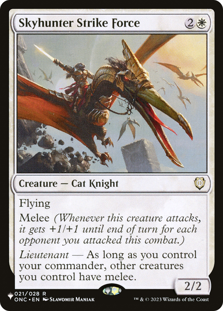 Skyhunter Strike Force [The List] | Card Merchant Takapuna