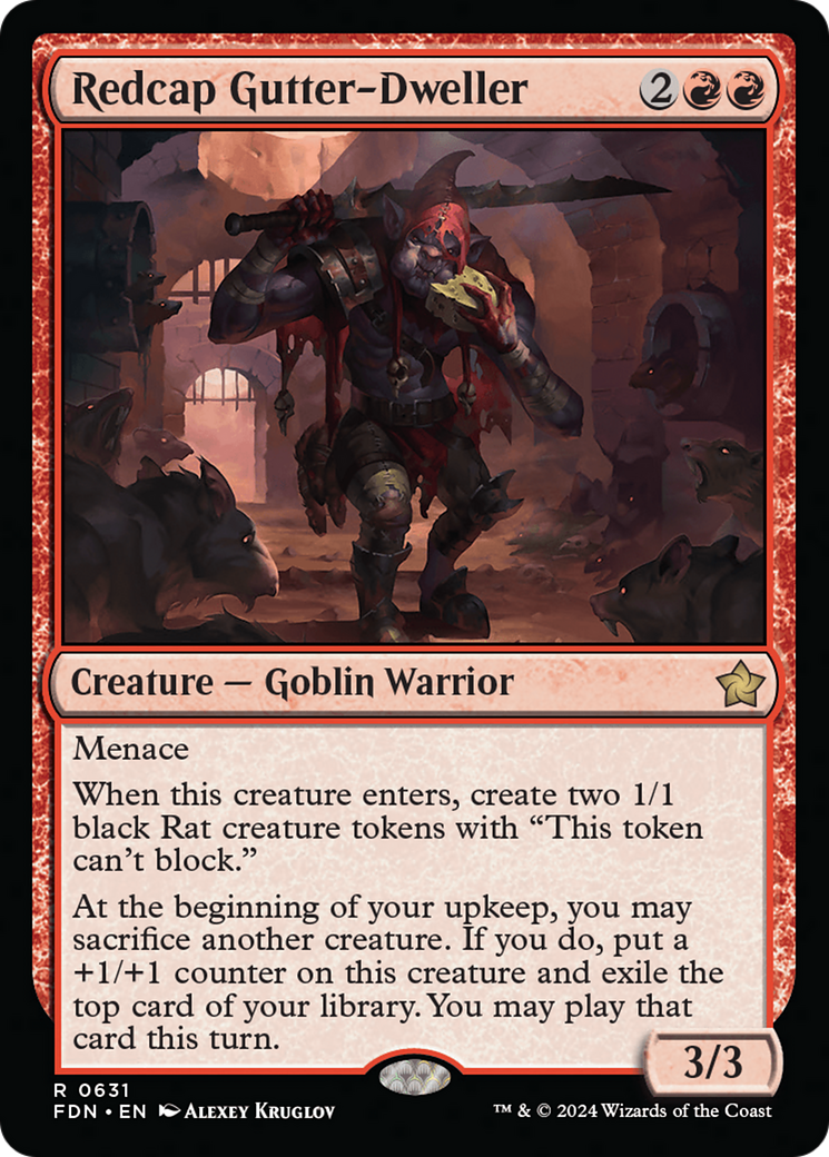 Redcap Gutter-Dweller [Foundations] | Card Merchant Takapuna