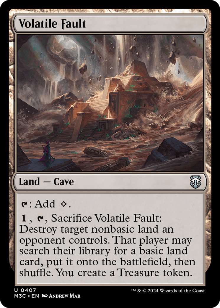 Volatile Fault (Ripple Foil) [Modern Horizons 3 Commander] | Card Merchant Takapuna