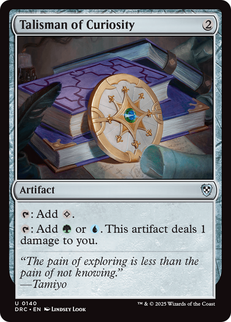 Talisman of Curiosity [Aetherdrift Commander] | Card Merchant Takapuna