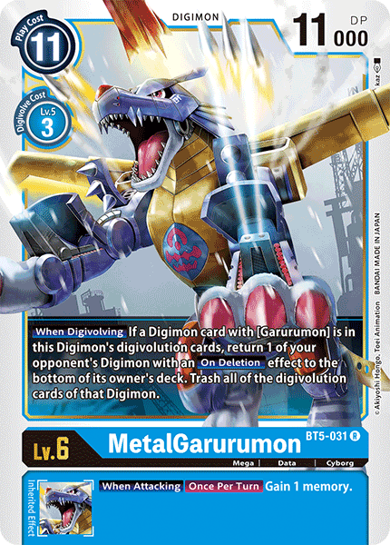 MetalGarurumon [BT5-031] [Battle of Omni] | Card Merchant Takapuna