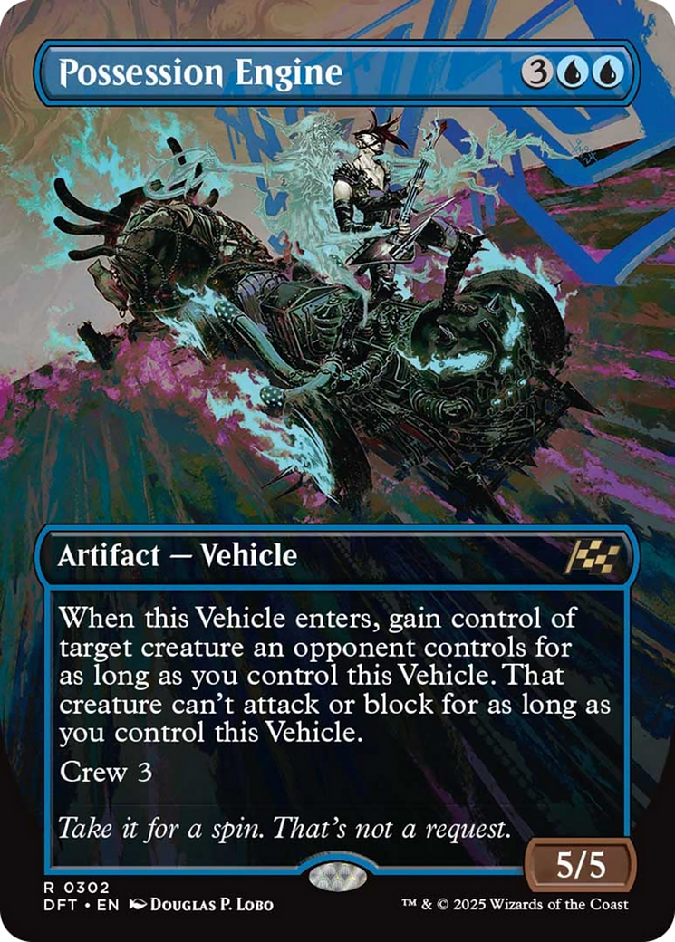 Possession Engine (Borderless) [Aetherdrift] | Card Merchant Takapuna