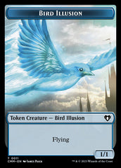 Thopter // Bird Illusion Double-Sided Token [Commander Masters Tokens] | Card Merchant Takapuna