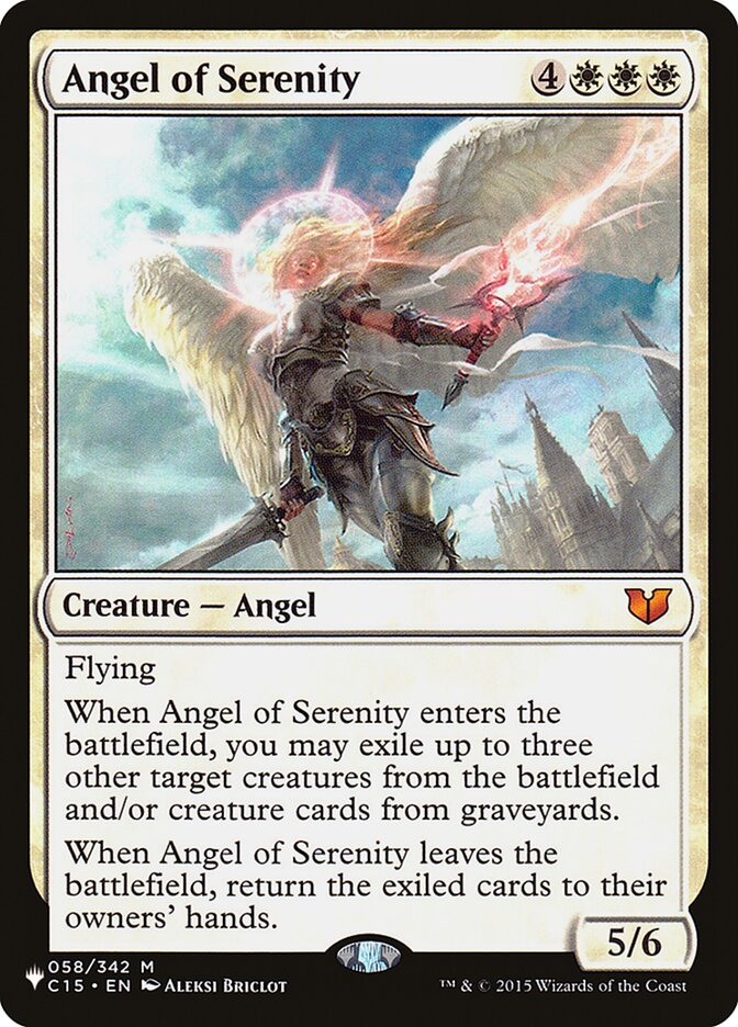 Angel of Serenity [The List] | Card Merchant Takapuna