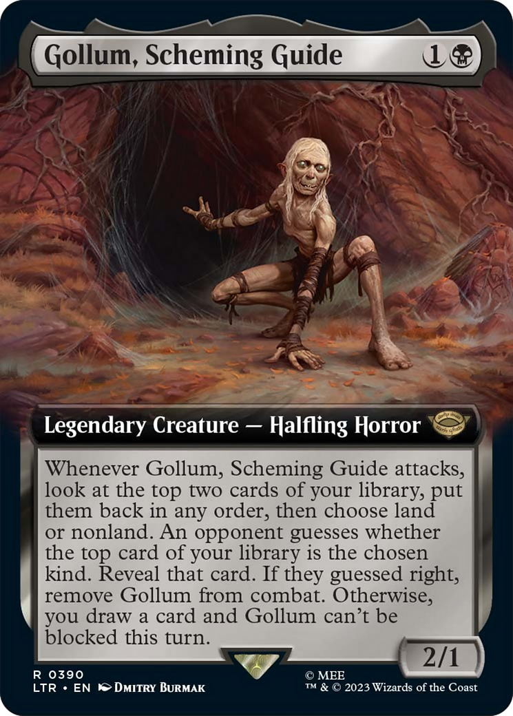 Gollum, Scheming Guide (Extended Art) [The Lord of the Rings: Tales of Middle-Earth] | Card Merchant Takapuna