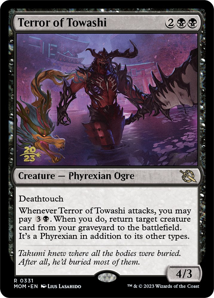 Terror of Towashi [March of the Machine Prerelease Promos] | Card Merchant Takapuna