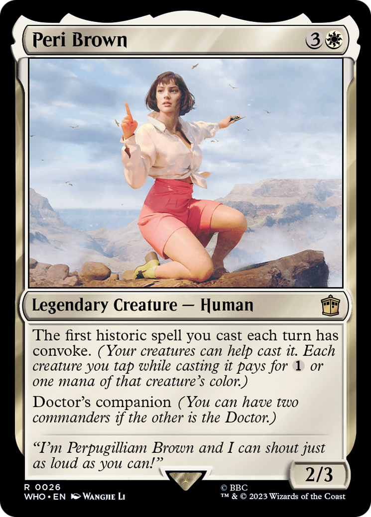 Peri Brown [Doctor Who] | Card Merchant Takapuna