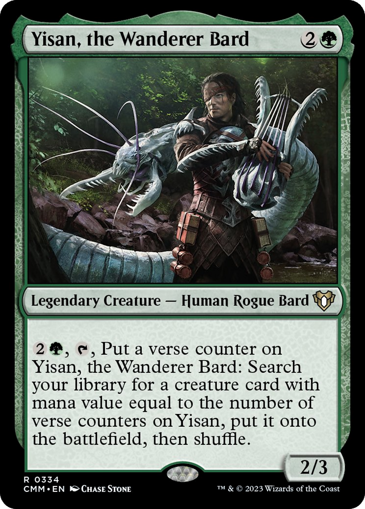 Yisan, the Wanderer Bard [Commander Masters] | Card Merchant Takapuna