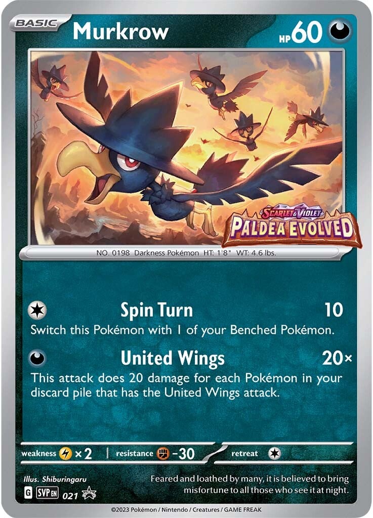 Murkrow (021) [Scarlet & Violet: Black Star Promos] | Card Merchant Takapuna