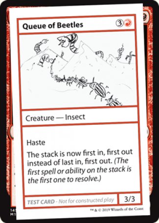 Queue of Beetles (2021 Edition) [Mystery Booster Playtest Cards] | Card Merchant Takapuna