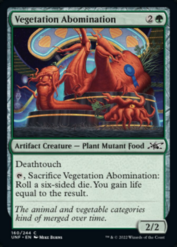 Vegetation Abomination [Unfinity] | Card Merchant Takapuna