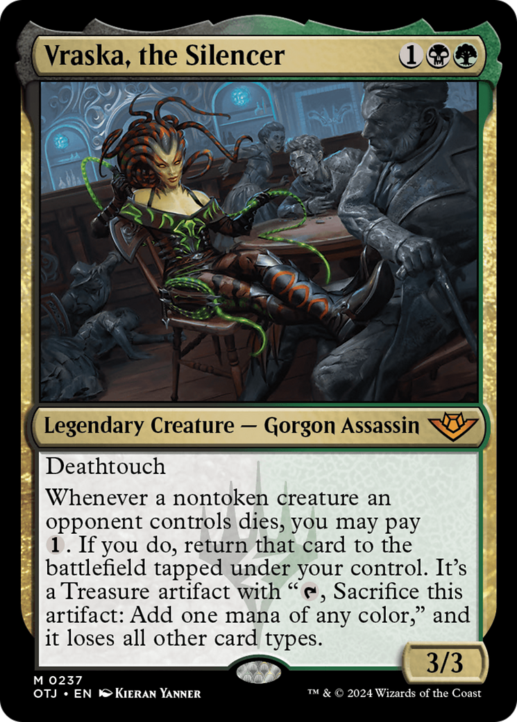 Vraska, the Silencer [Outlaws of Thunder Junction] | Card Merchant Takapuna