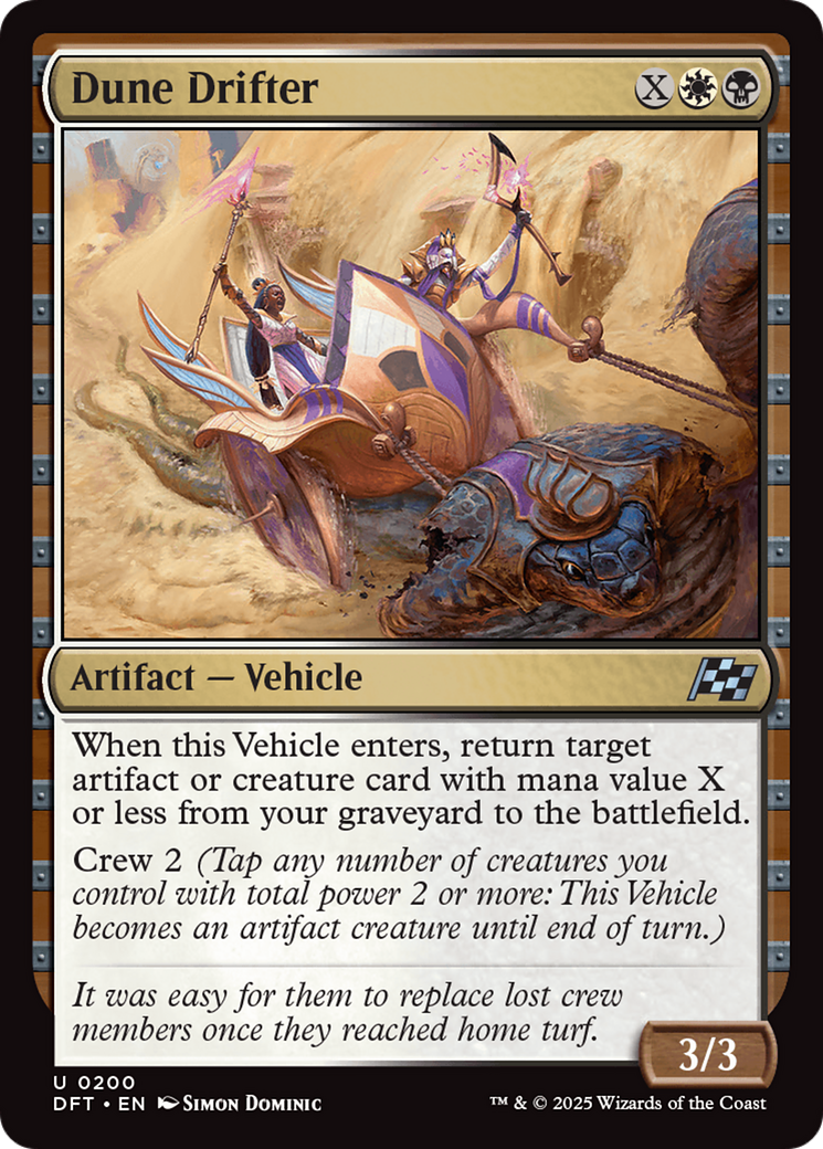 Dune Drifter [Aetherdrift] | Card Merchant Takapuna