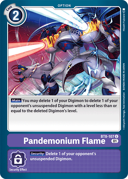 Pandemonium Flame [BT8-107] [New Awakening] | Card Merchant Takapuna