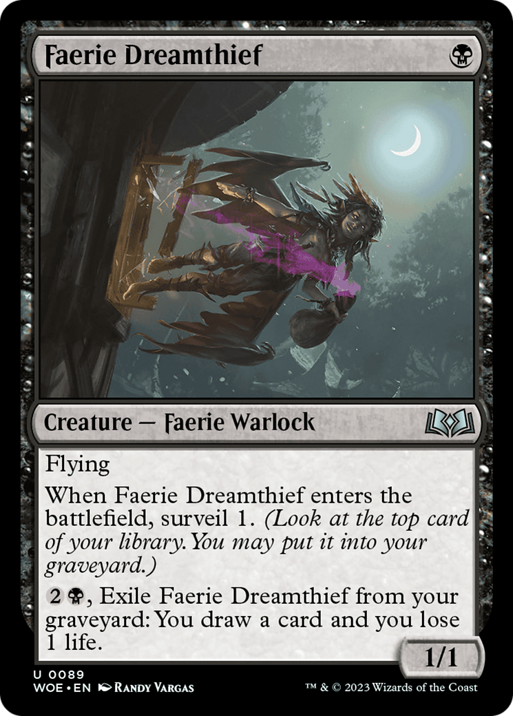 Faerie Dreamthief [Wilds of Eldraine] | Card Merchant Takapuna