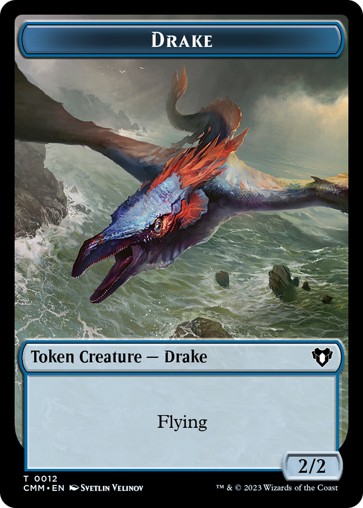 Eldrazi Scion // Drake Double-Sided Token [Commander Masters Tokens] | Card Merchant Takapuna