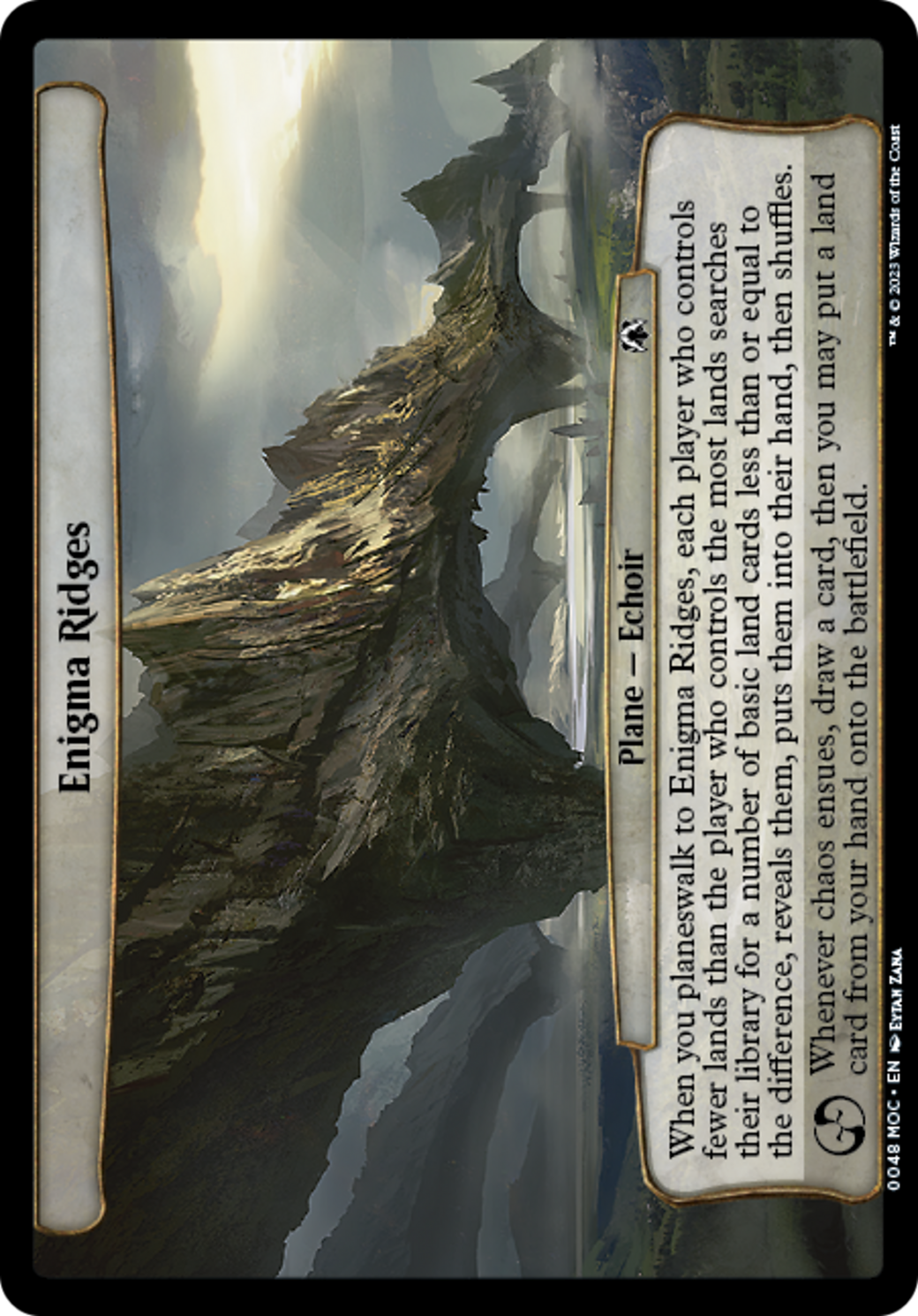 Enigma Ridges [March of the Machine Commander] | Card Merchant Takapuna