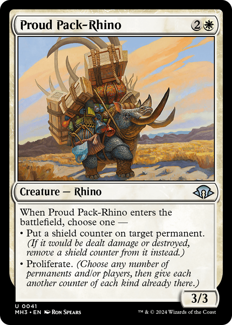 Proud Pack-Rhino [Modern Horizons 3] | Card Merchant Takapuna