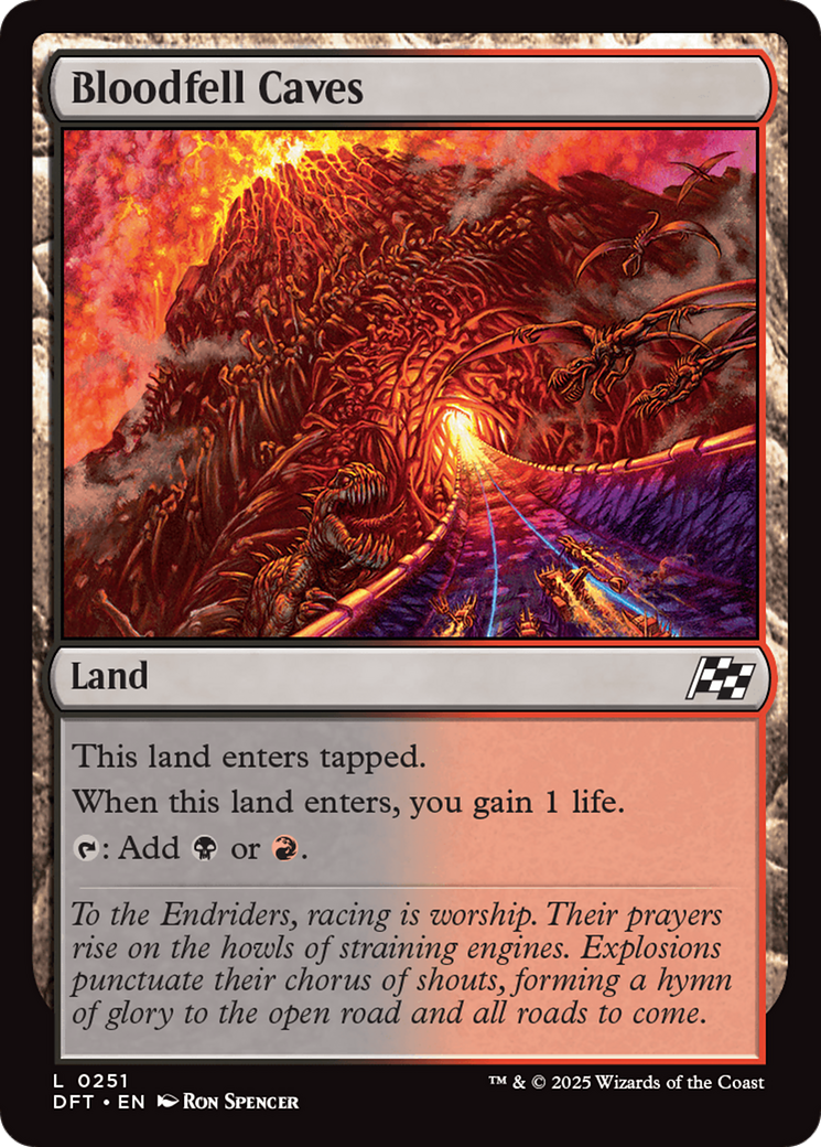 Bloodfell Caves [Aetherdrift] | Card Merchant Takapuna