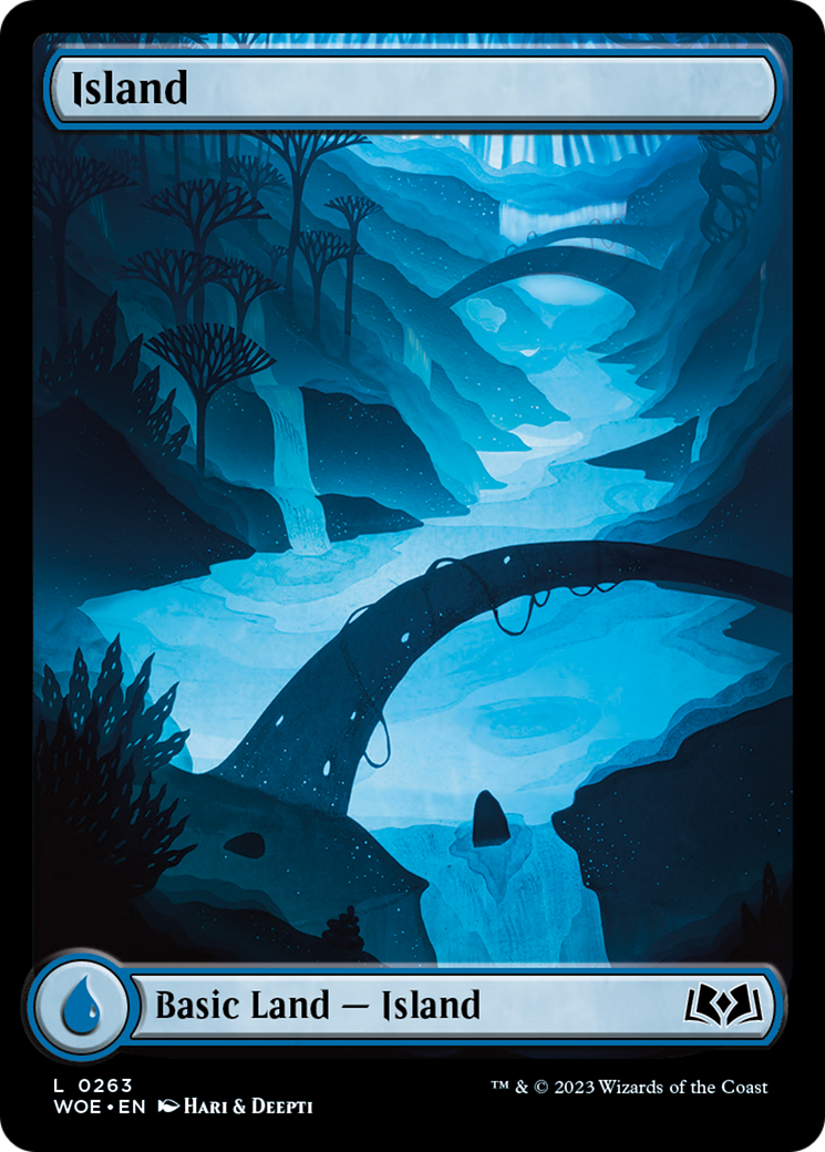 Island (263) (Full-Art) [Wilds of Eldraine] | Card Merchant Takapuna