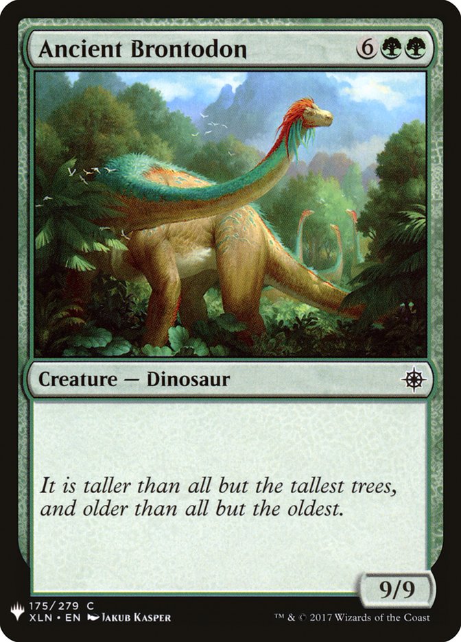 Ancient Brontodon [Mystery Booster] | Card Merchant Takapuna